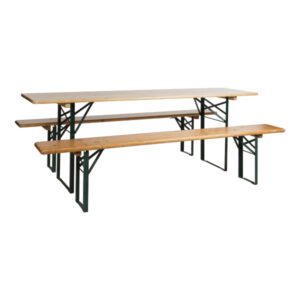 Bierzeltgarnitur mit Tisch